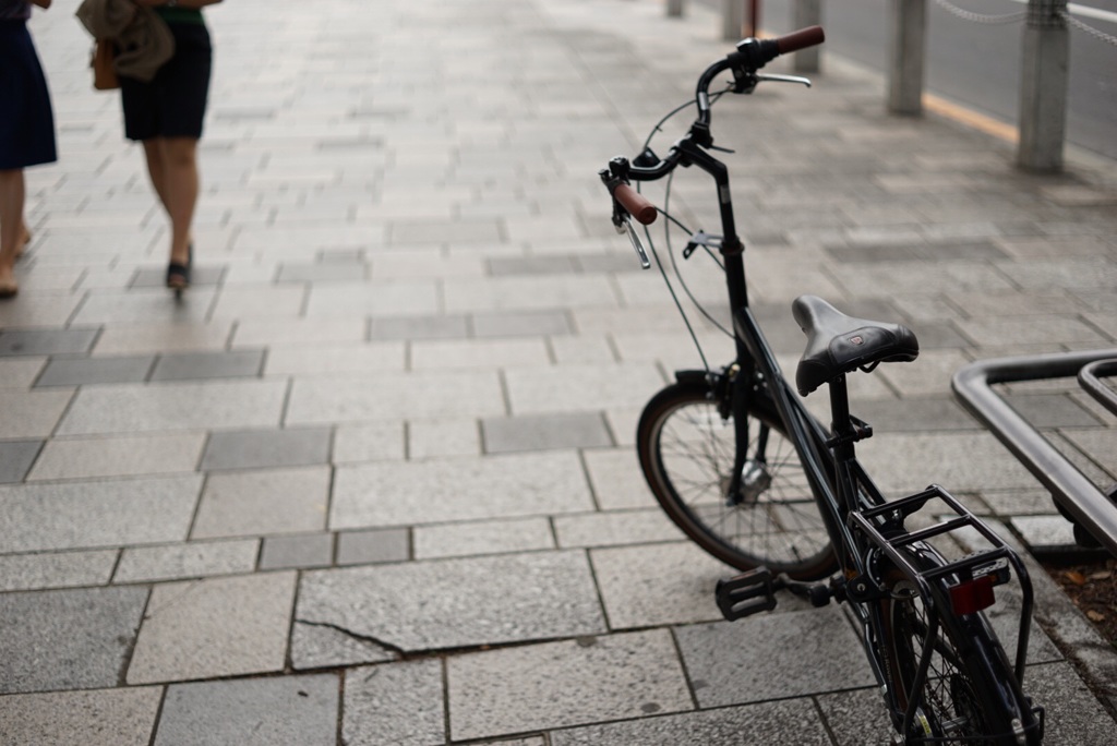 自転車くもり