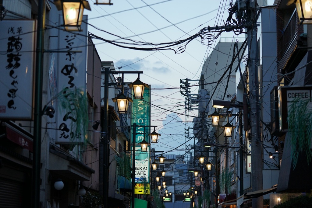 夕暮れ