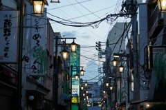 夕暮れ