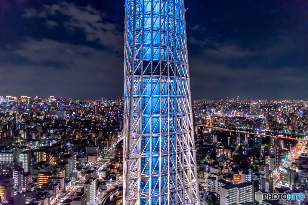 Skytree and Night view
