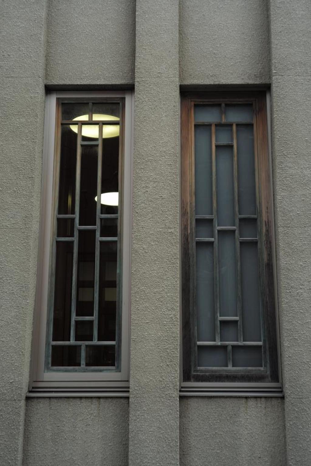 レトロな建物デザイン