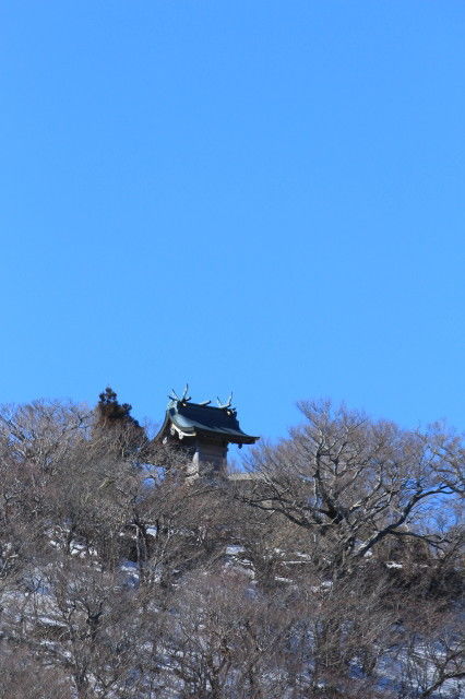 山頂の神社