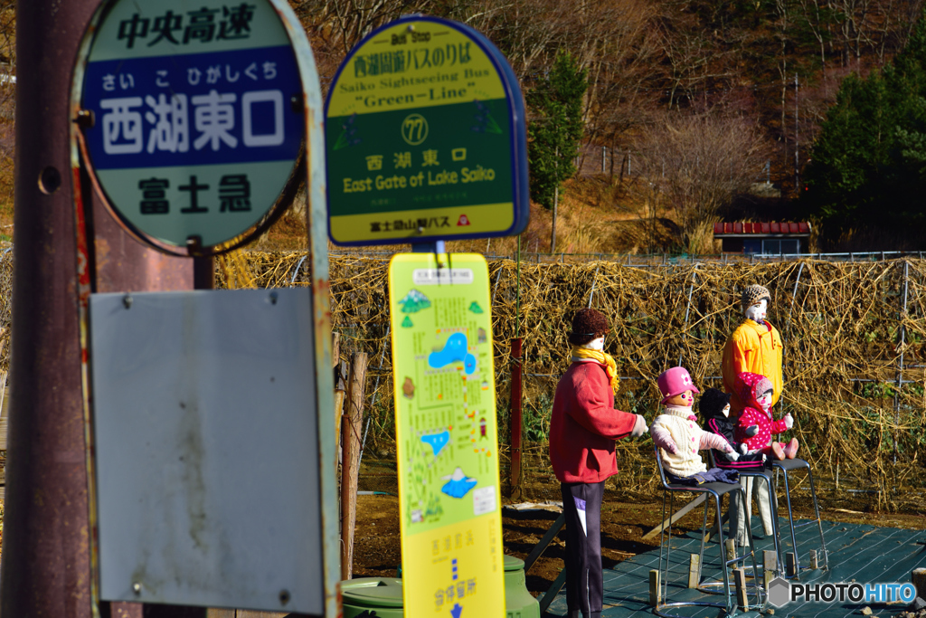 かかし一家の休日