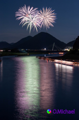 2015/09/27 Cormorant fishing fireworks 