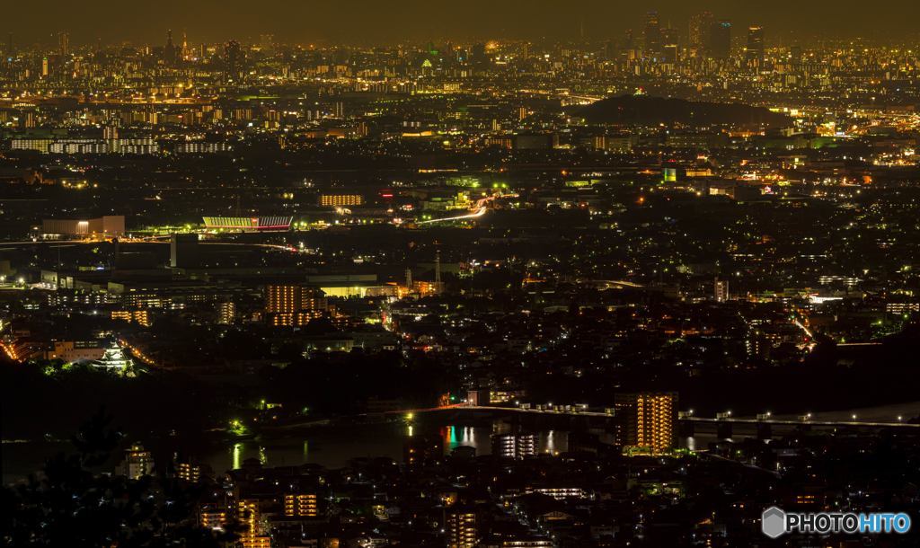 撮影地の夜景