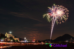2015/09/30 Cormorant fishing fireworks 