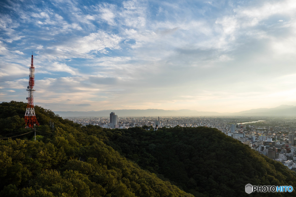 2015/08/18岐阜金華山ドライブウェイ第二展望台からの眺望