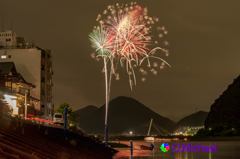 2015/10/01 Cormorant fishing fireworks 