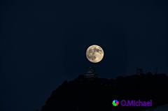 2015/09/27 the full moon and the castle 