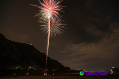2015/09/15 Cormorant fishing fireworks 