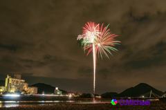 2015/10/06 Cormorant fishing fireworks 