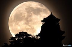 十六夜の月と岐阜城②