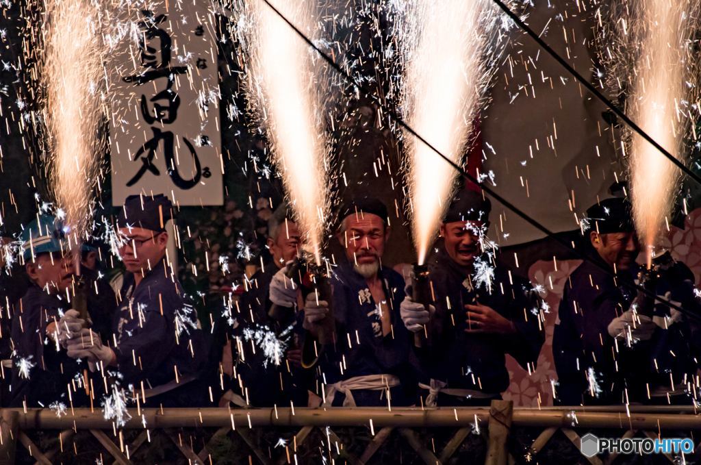 岐阜の火祭り