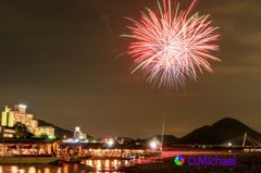 2015/10/05 Cormorant fishing fireworks 