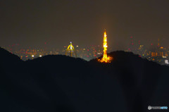 2015/08/12城ヶ峰西方の展望地からぎふチャンのテレビ塔Ⅱ