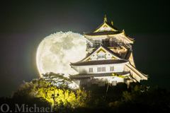 月と岐阜城②