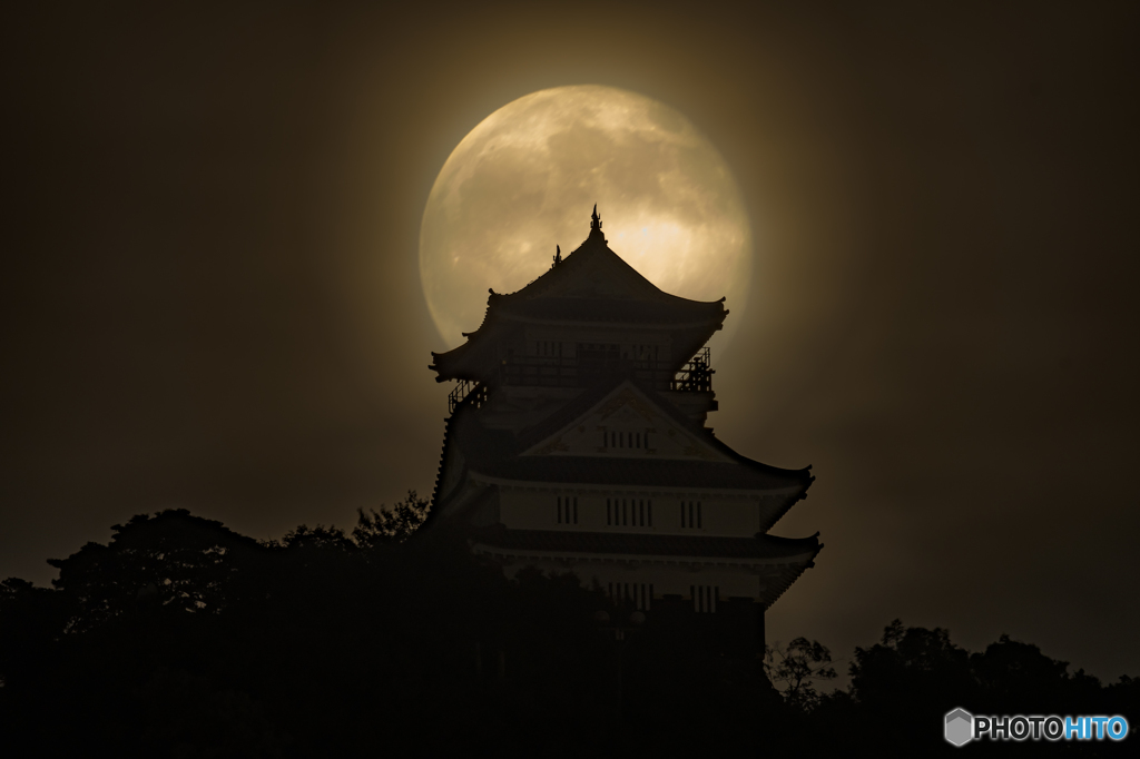 十六夜の月と岐阜城④