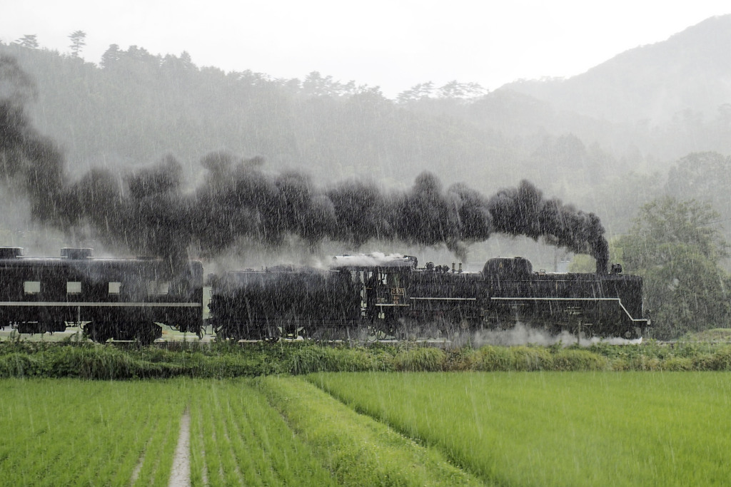  突然の雨