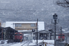 雪の駅