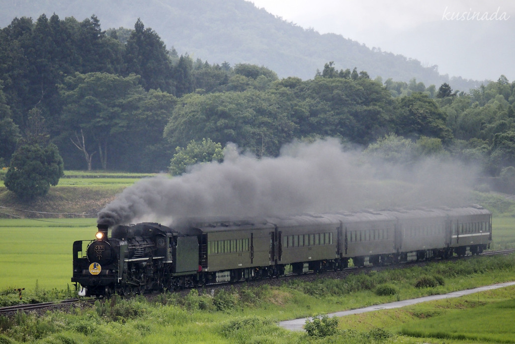 C57＋新型客車試運転