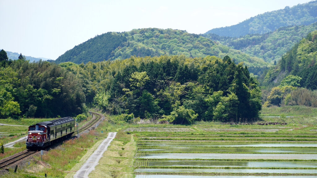 田園を行く