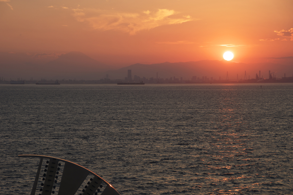 海ほたるの夕景（２）