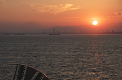 海ほたるの夕景（２）