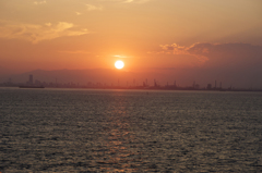 海ほたるの夕景（１）