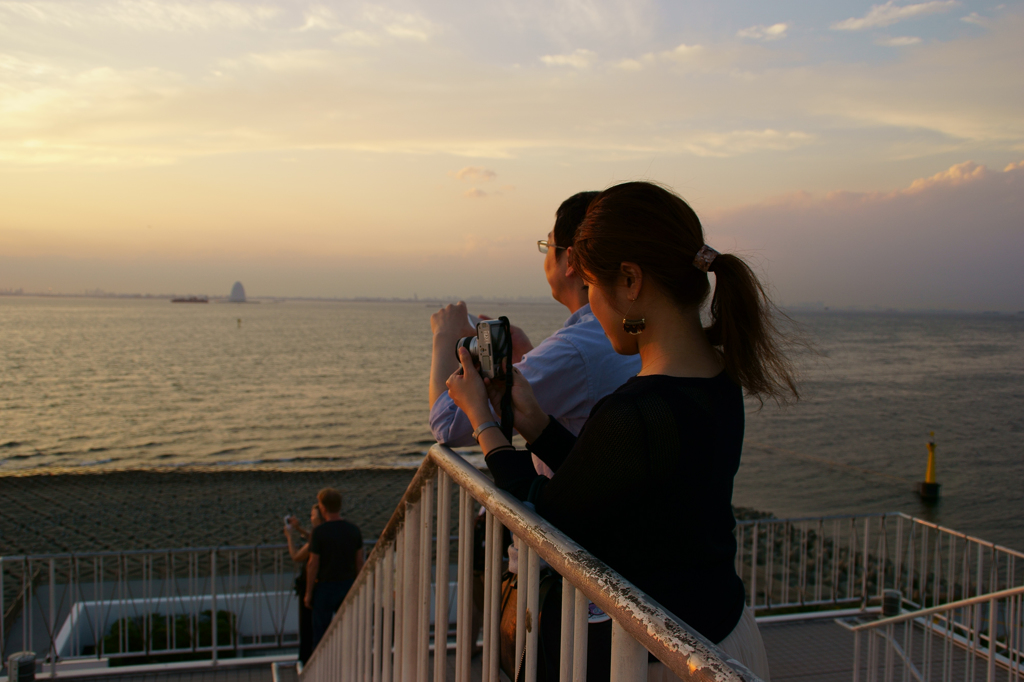 夕焼けの撮影スポット