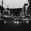 Traffic at dusk