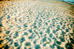 砂が残す軌跡