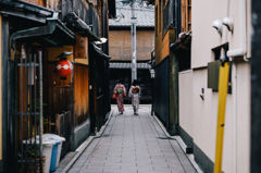 京の小道を行く