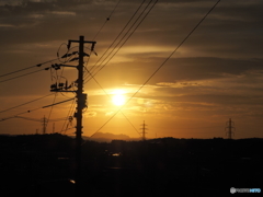 夕陽に照らされて･･･