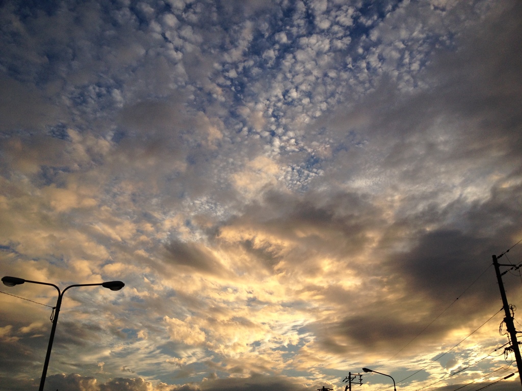 ある日の夕焼け