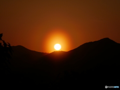 夕暮れ