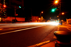 静かな道路