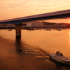平潟湾の夕暮れ