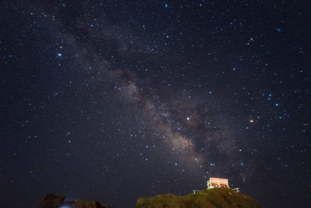 星の輝きと出会う夜