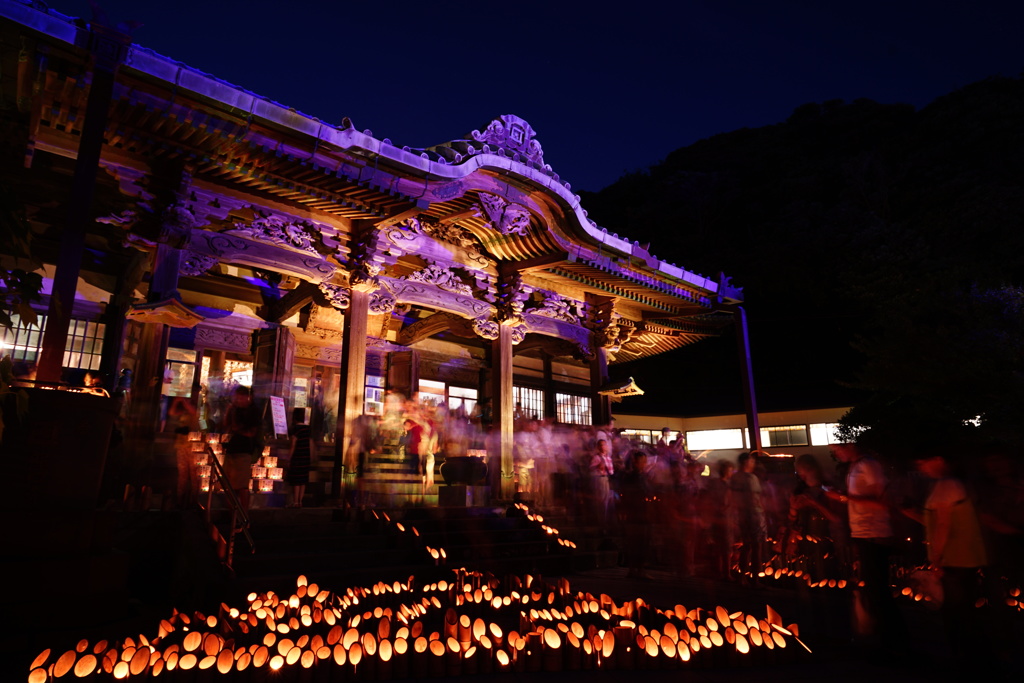 龍口寺 竹灯籠 2017
