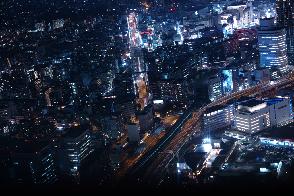 横浜ランドマークタワーより
