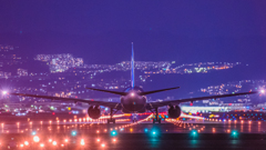 伊丹空港　テイクオフ