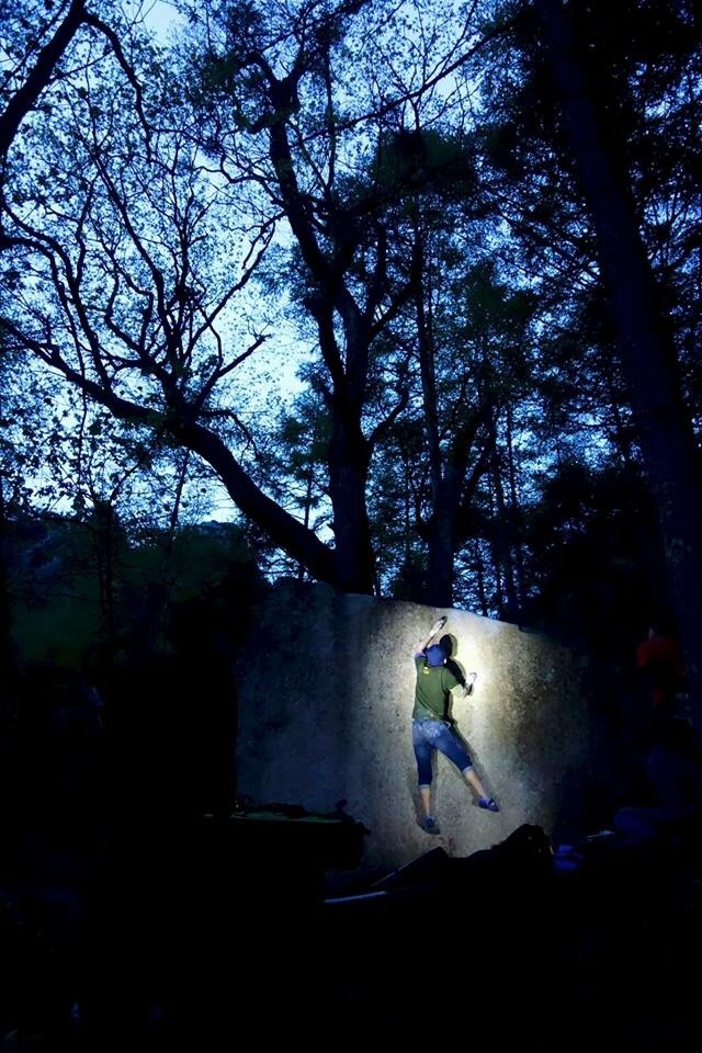 night climbing