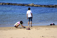 浜辺の休日