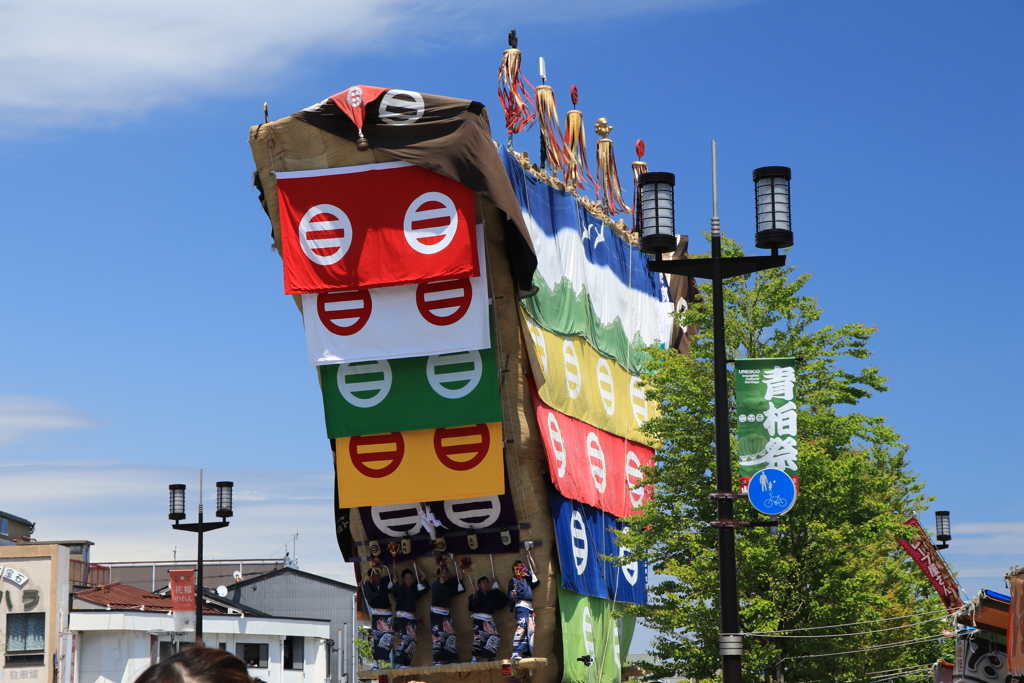 青柏祭のでか山