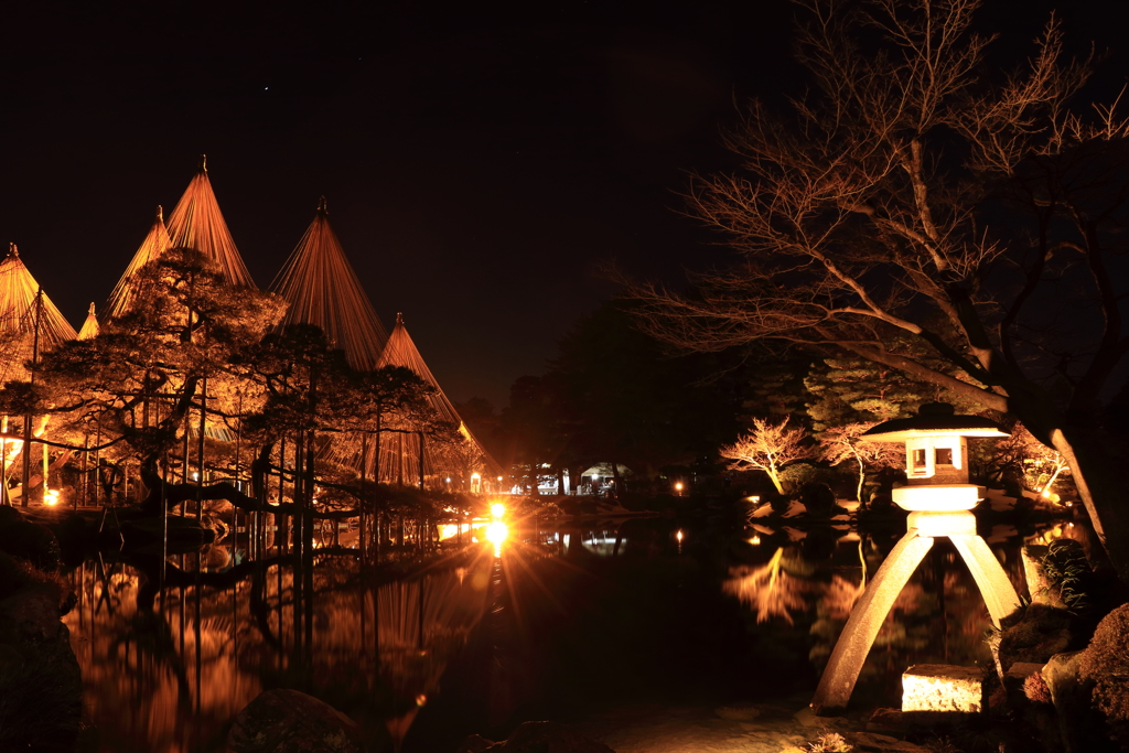 兼六園ライトアップ冬の陣