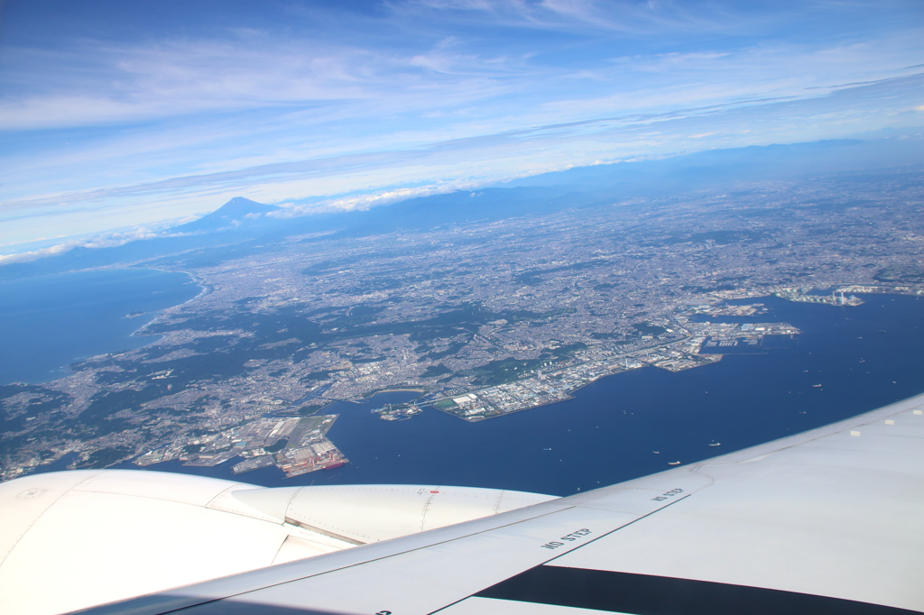 富士山と関東平野