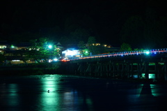 渡月橋-夜-
