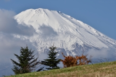 雲隠れ富士山