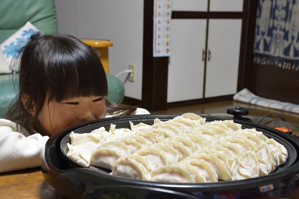 餃子パーティー(^o^)