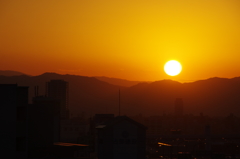 博多の夕陽